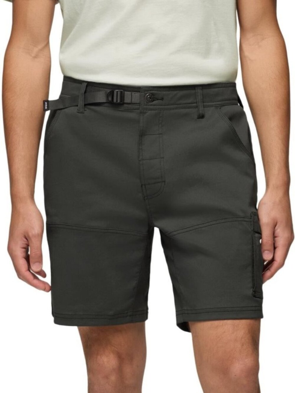 Prana Stretch Zion Shorts 12” Inseam Dark Gray Hiking Outdoor size 34 Activewear